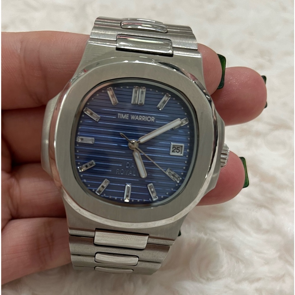 Time Warrior Silver Watch